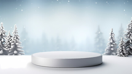 Simple product booth, podium, stage, product commercial photography background, cosmetics booth, promotional event