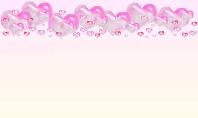 pink heart background for making Valentine's day card,wedding card. the meaning of love