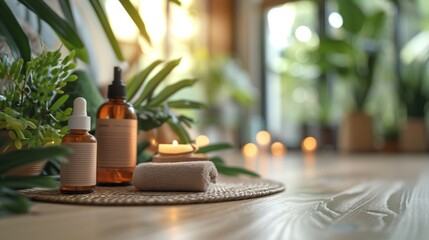 Skin Care Beauty and perfume product self-care routines, healthy skin practices, and the promotion of natural beauty. conveys a calm and luxurious atmosphere associated with pampering and well-being