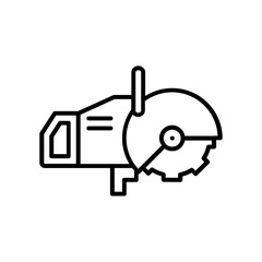 Concrete Saw icon. outline icon