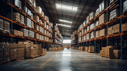 A large warehouse