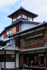 wooden house in the garden