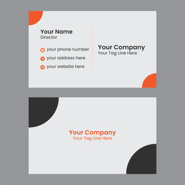 creative business card template design