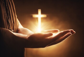 Human hands open palm up worship.  Bless God Helping Repent Catholic Easter Lent Mind Pray. Christian Religion concept background.