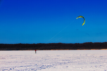Eis - Winter - Schnee - Segel - Sport - Lake - See - Landscape - Background - Ice