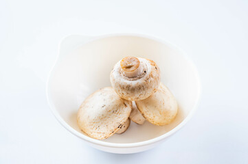 白いマッシュルーム