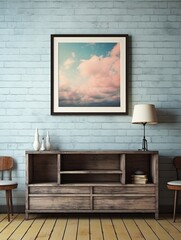 Dreamy Cloudscape Horizons | Vintage Cloud Landscape Wall Art Print