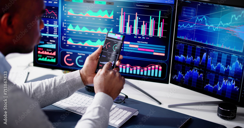 Poster kpi business analytics data dashboard