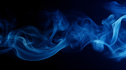 Obraz premium dark blue smoke background