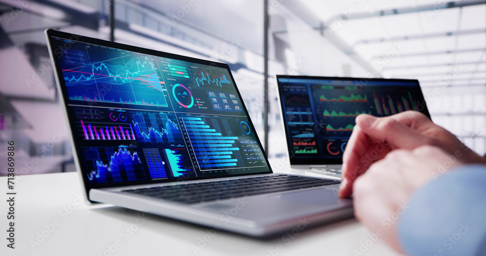 Poster KPI Business Data Dashboard Analytics