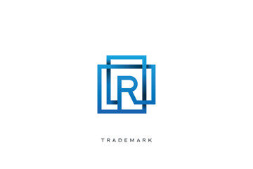 R letter vector trademark brand logo