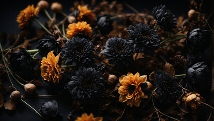 Black flower 