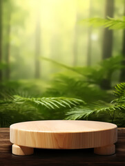 Podium, booth, stage, product background for displaying products, 3D rendering