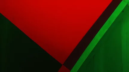 Poster Ilustración abstracta ondulada de acuarela de onda navideña. Fondo de onda de nieve de dibujos animados feliz rojo, verde y amarillo para viajes de vacaciones de invierno. Fondo minimalista de banner  © Cobe