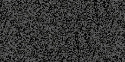 Fototapeta premium Seamless geometric pattern square shapes low polygon backdrop background. Abstract geometric wall tile and metal cube background triangle wallpaper. Gray and black polygonal background.