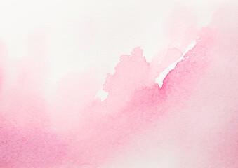  ピンクの水彩テクスチャ