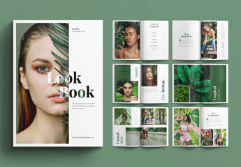 Lookbook Template Design Layout