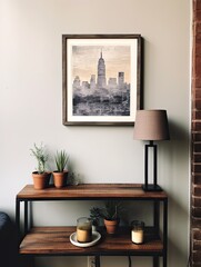 Handmade City Horizon Farmhouse Wall Art: Capturing Farmhouse Vibes in Cityscapes