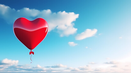 Obraz premium Valentine's Day background with hearts, love and romance background