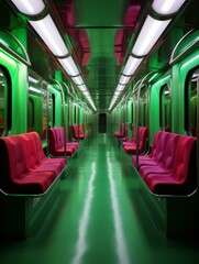 Clean Train Interior