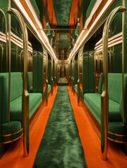 Clean Train Interior