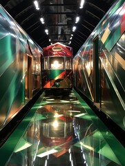 Fancy Futuristic Train