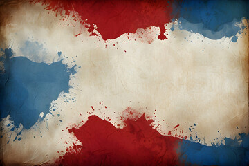 Americana Red White and Blue Independence Day Texture Background Wallpaper Generative AI