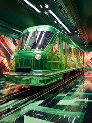 Fancy Futuristic Train