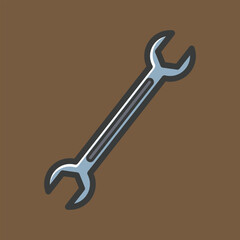 Simple cartoon carpentry and construction tools for home equipment and maintenance vector design art