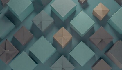 Cube background design material
