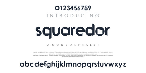 Modern abstract digital alphabet font. modern urban alphabet fonts. Typography sport, technology, fashion, digital, future creative logo font. vector illustration