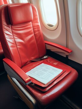 Red Seat in Railway