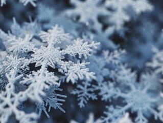 Snowflake Snowflakes Snow Macro Close-up Winter Background Wallpaper Image	
