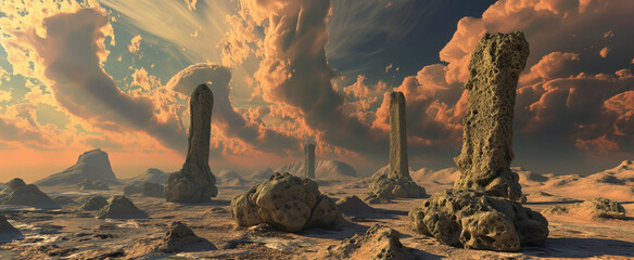 The Desert's Pillars