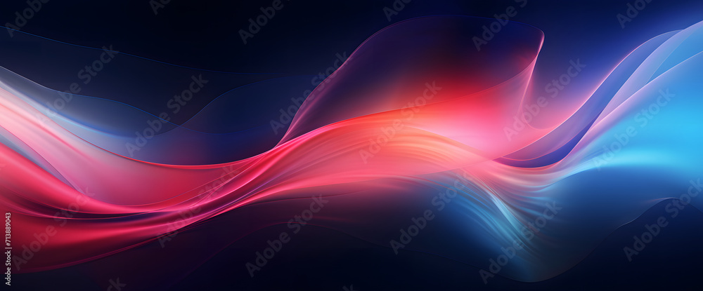 Poster abstract background featuring a vibrant and colorful wavy pattern. set against a dark backdrop.