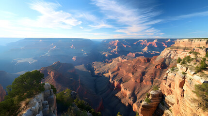Midday Majesty: Grand Canyon's Spectacular Panorama