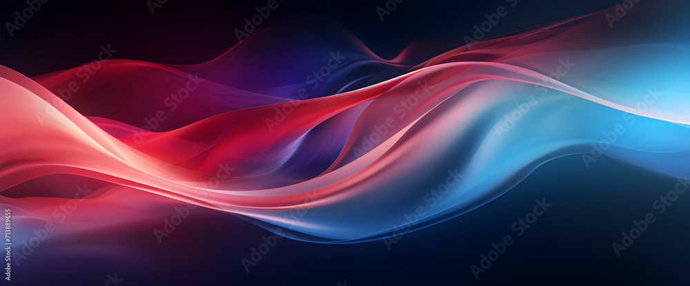 Poster abstract background featuring a vibrant and colorful wavy pattern. set against a dark backdrop.