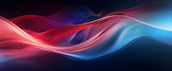 Abstract background featuring a vibrant and colorful wavy pattern. Set against a dark backdrop.