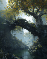 river in the forest