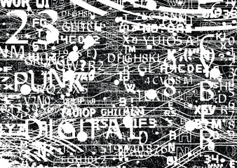 Obraz premium Big data futuristic design .Overlay texture. Digital visualization . Particles stream . Binary background . Technology information concept . Vector