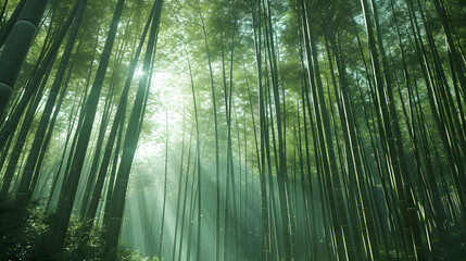 Serene Bamboo Forest: Capturing Tranquility in Nature