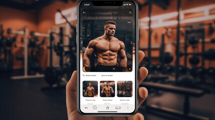 Personal Training and fitness coaching application and trainer, modern lifestyle and fitness
