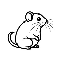 Mouse icon. Rat, mice