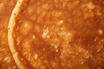 Textured background for brown fried pancake.