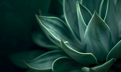 green agave plant, Generative AI