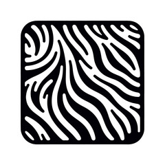 Vector graphic image of zebra texture.