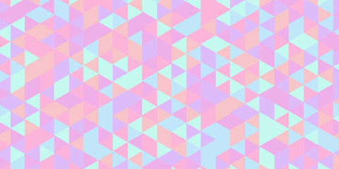 Background of paste pink, orange geometric shapes. soft orange low poly triangle sharp abstract background. Abstract Geometric Pattern generative computational Design texture elements for banners, bg.