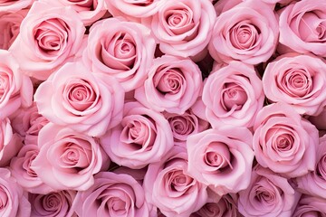 Pink roses as background