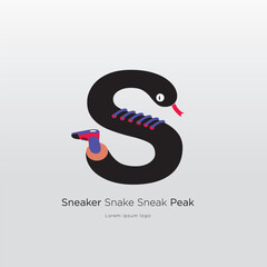 Vector Illustration of a Letter S  for the logo