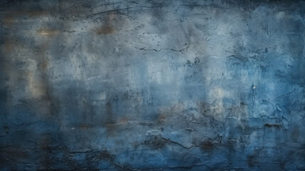 Obraz premium Dark blue colors old grunge wall texture